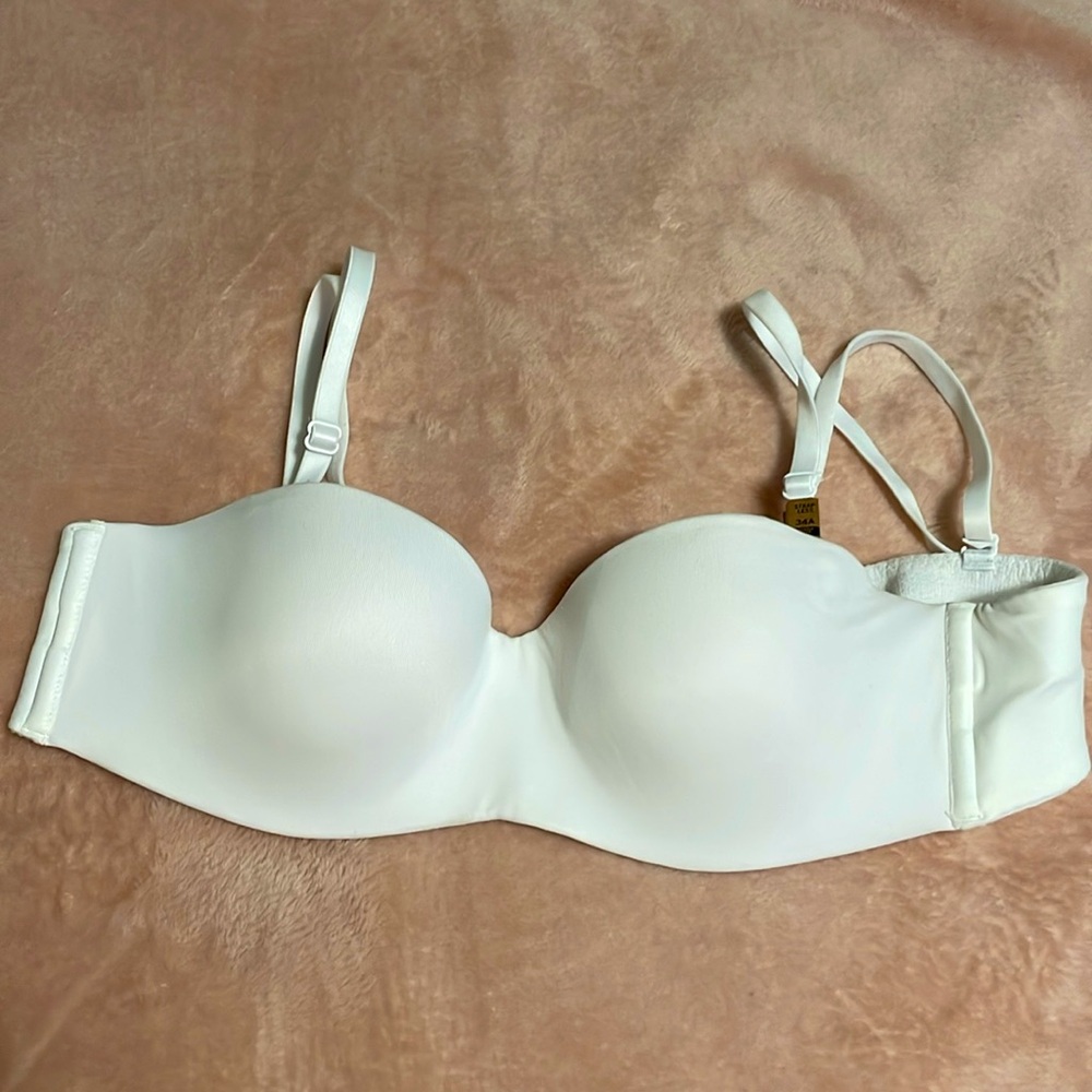 Pink Victoria’s Secret Strapless Bra